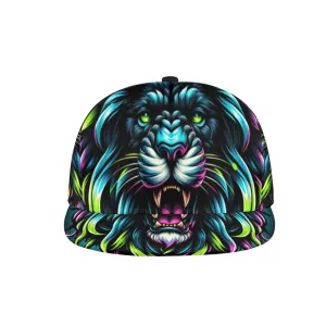 Neon Lion King Snapback Hat