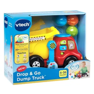 New in box! VTech Drop and Go Dump Truck, Yellow(English Version) Ages 6-36 Months
