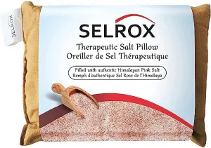 NEW Selrox Therapeutic Salt Pillow - Filled with authentic Himalayan Pink Salt! Selrox Heat Pad - Natural Himalayan Pink Salt microwavable heating pad for cramps, neck heating pad & hot bag