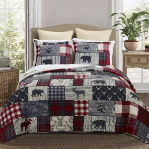 New Wayfair Millwood Pines Noella Reversible 3 Piece Quilt Set in King with Matching Tote!