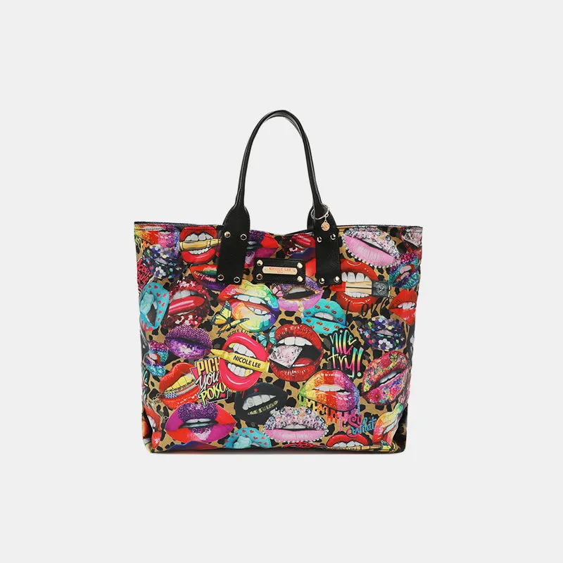 Nicole Lee USA Reversible Tote Bag / Handbag