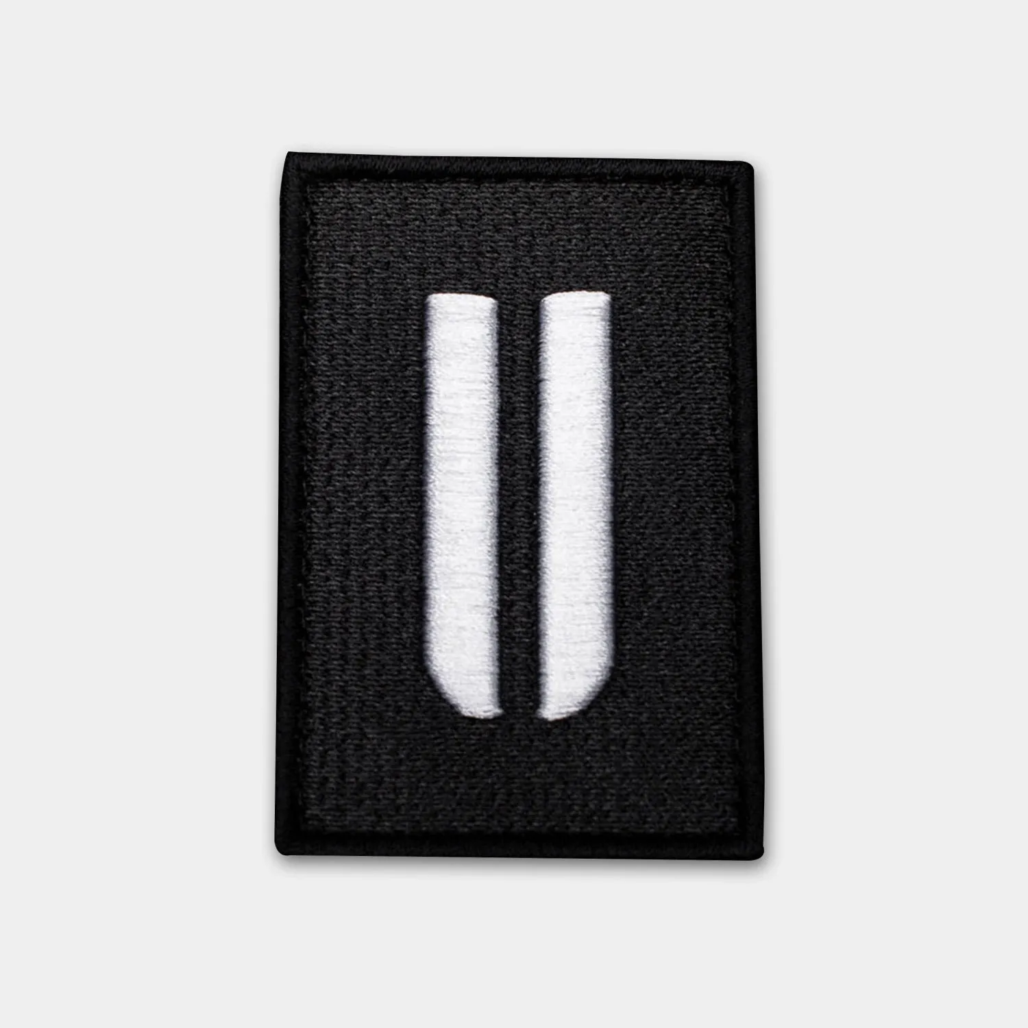 NOBULL - HORNS VELCRO PATCH - BLACK
