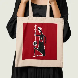 Nova in Red Canvas Tote Bag