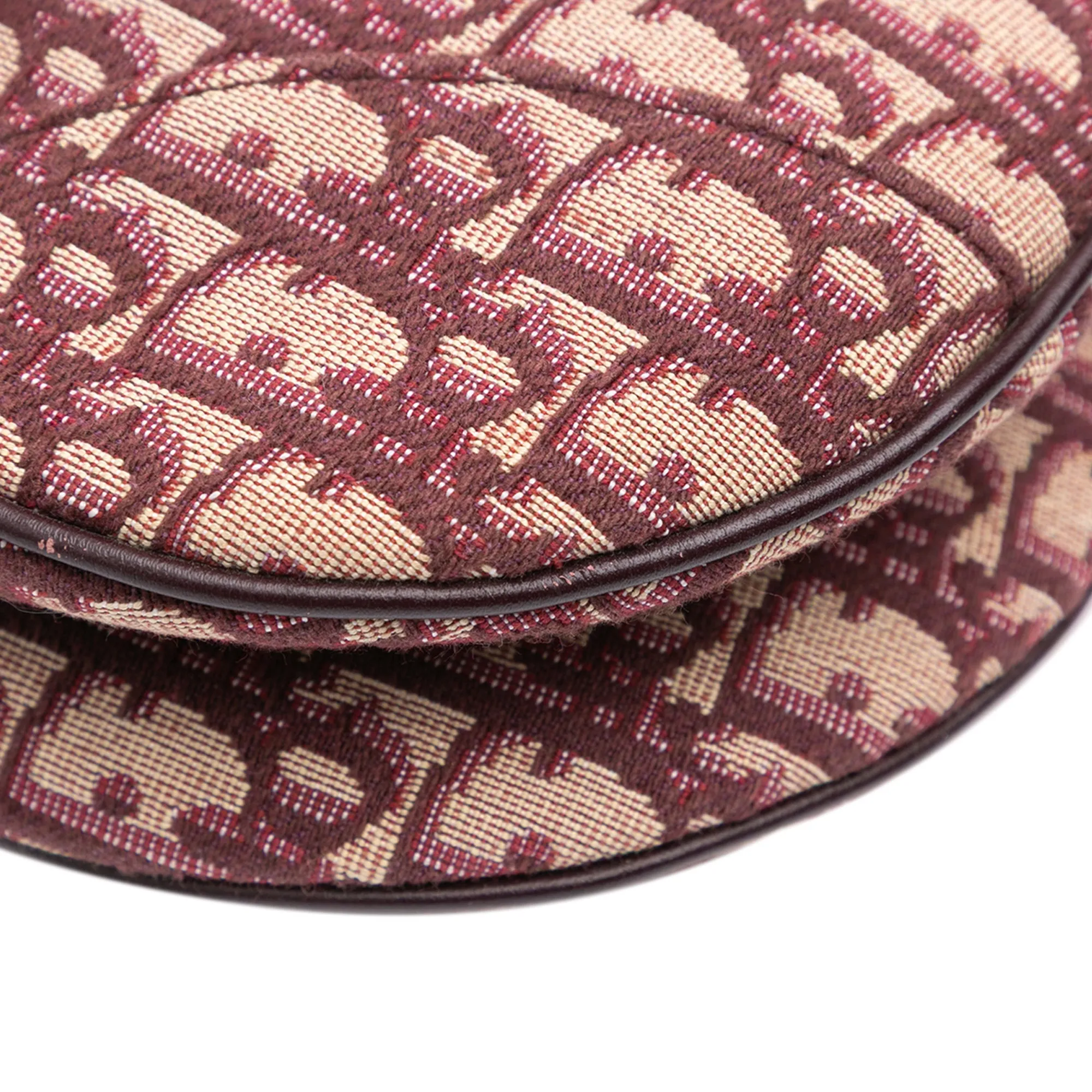 Oblique Canvas Saddle Bag