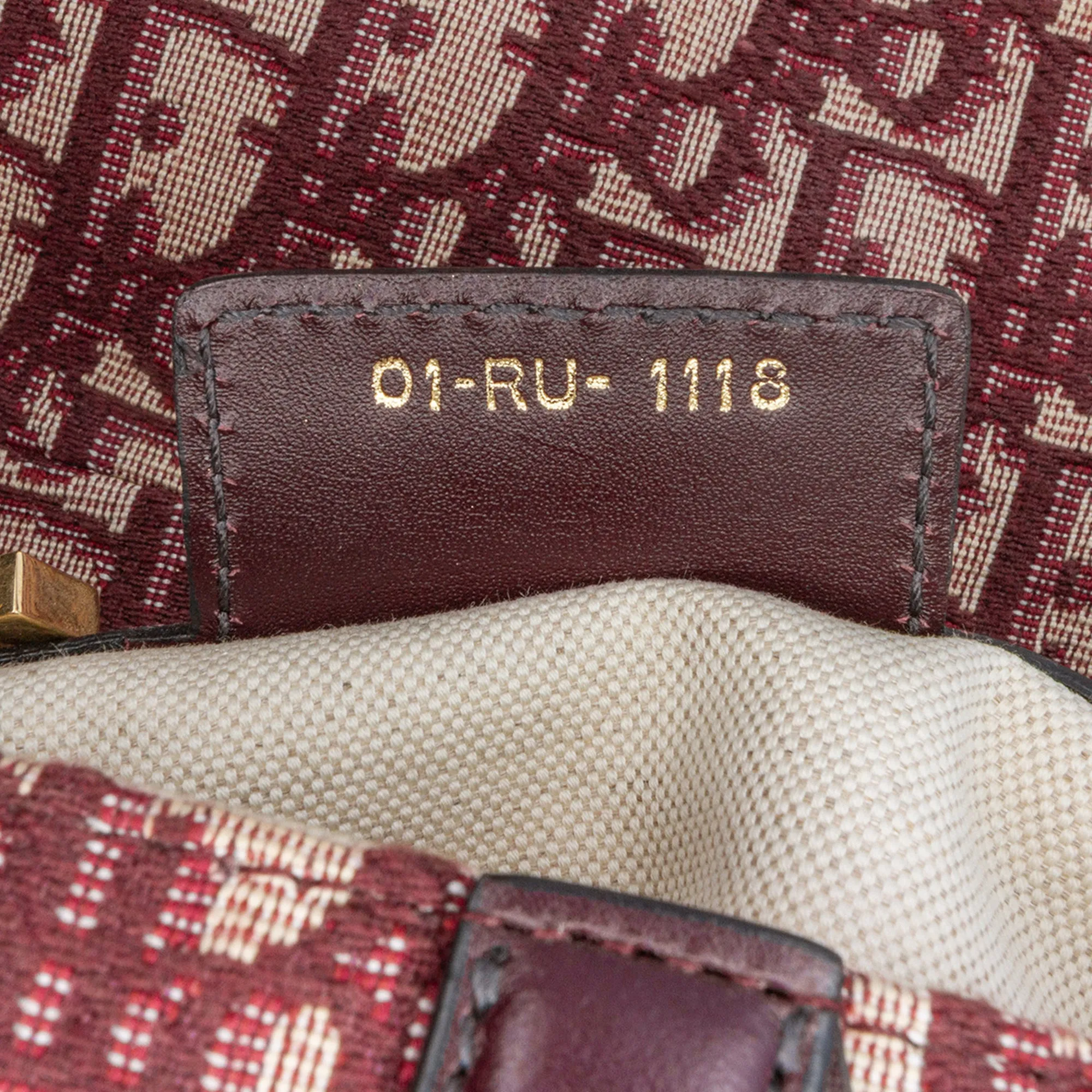 Oblique Canvas Saddle Bag
