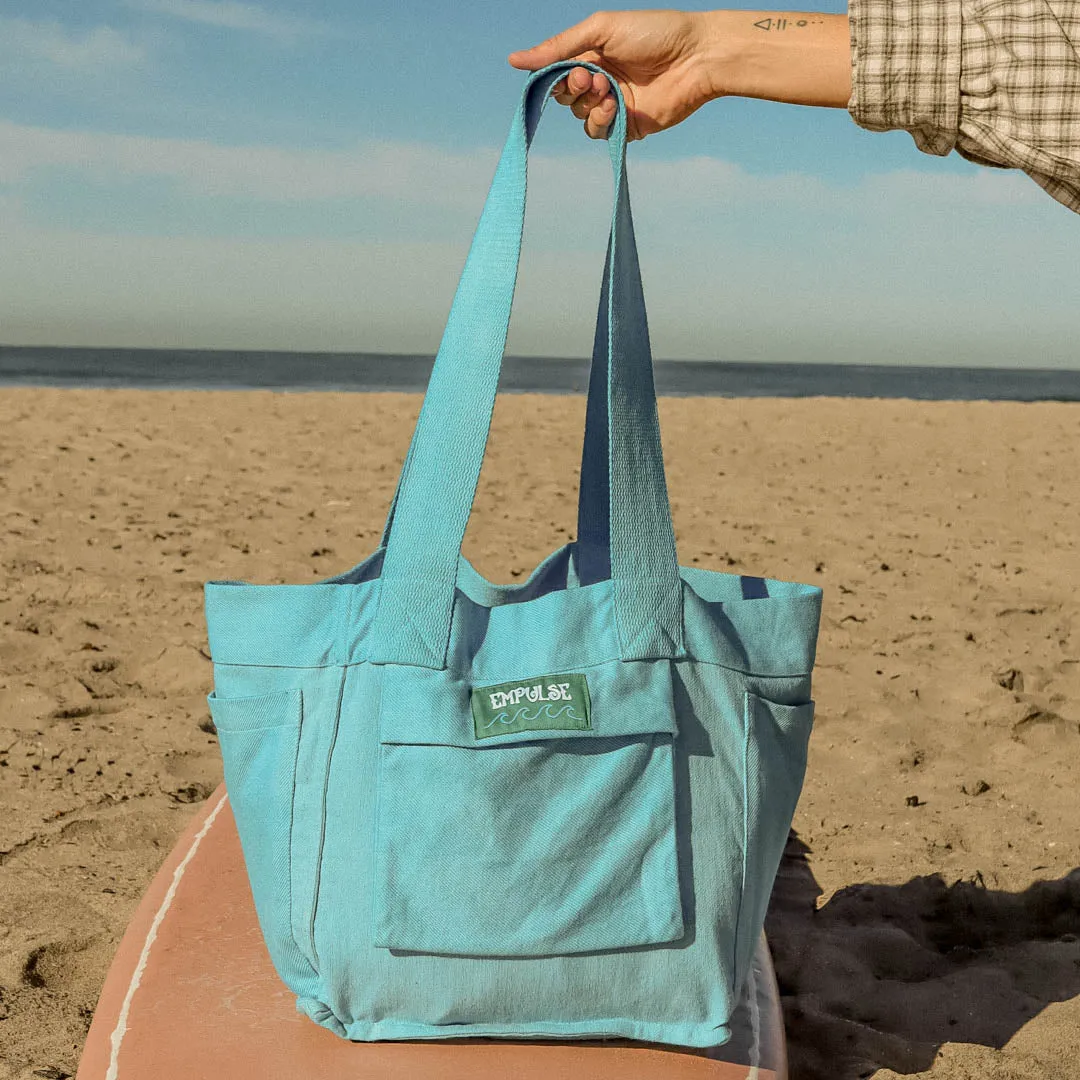 Ocean Reversible Pocket Tote