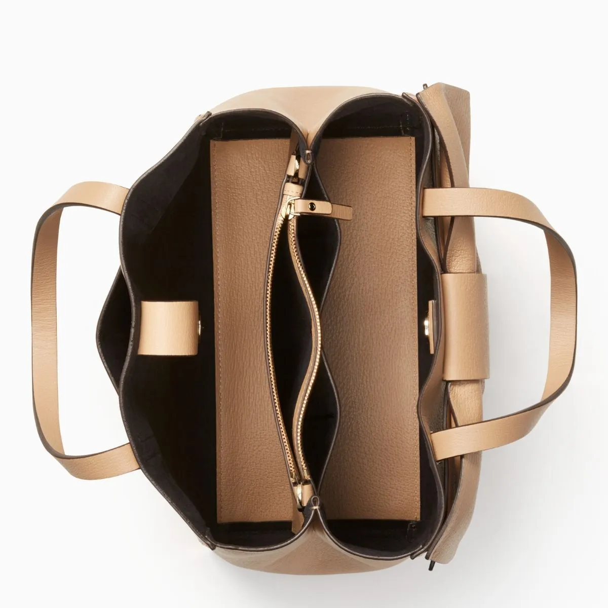 Olive Drive Brigette Bow Beige Satchel Bag