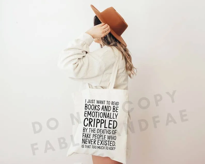 One More Chapter Book Inspired Tote Bag