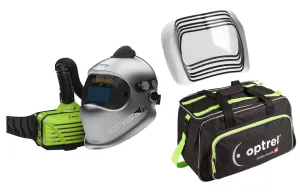 Optrel e3000x PAPR Crystal 2.0 Welding Helmet with FREE lens and duffel bag