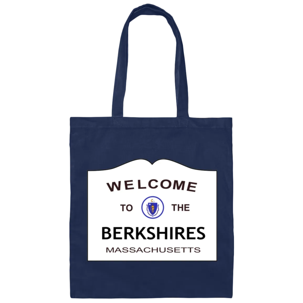 Otis Welcome to the Berkshires Canvas Tote shopping Bag