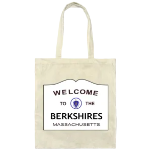 Otis Welcome to the Berkshires Canvas Tote shopping Bag
