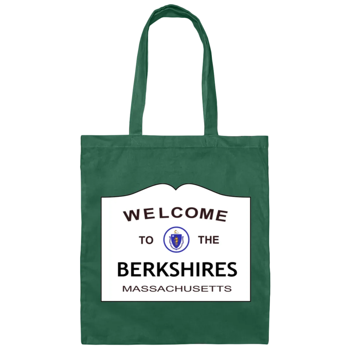 Otis Welcome to the Berkshires Canvas Tote shopping Bag