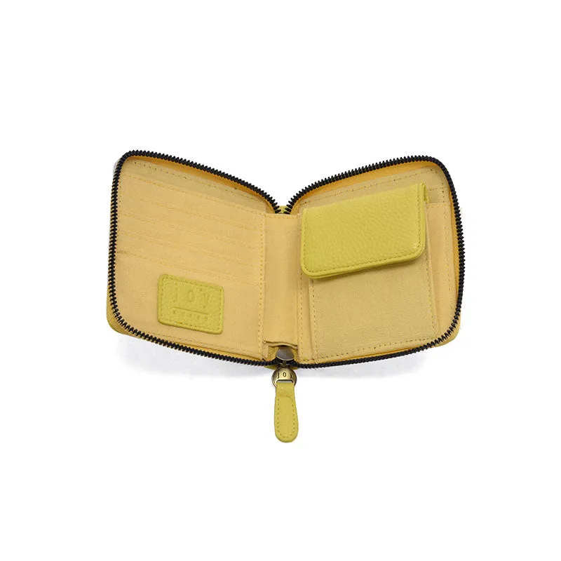 Palmer Square Zip Around Wallet in Yellow