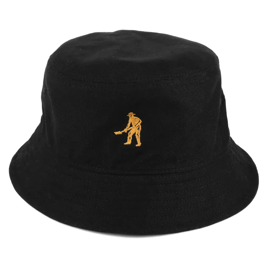 Pass-Port Intersolid Reversible Bucket Hat - Mustard