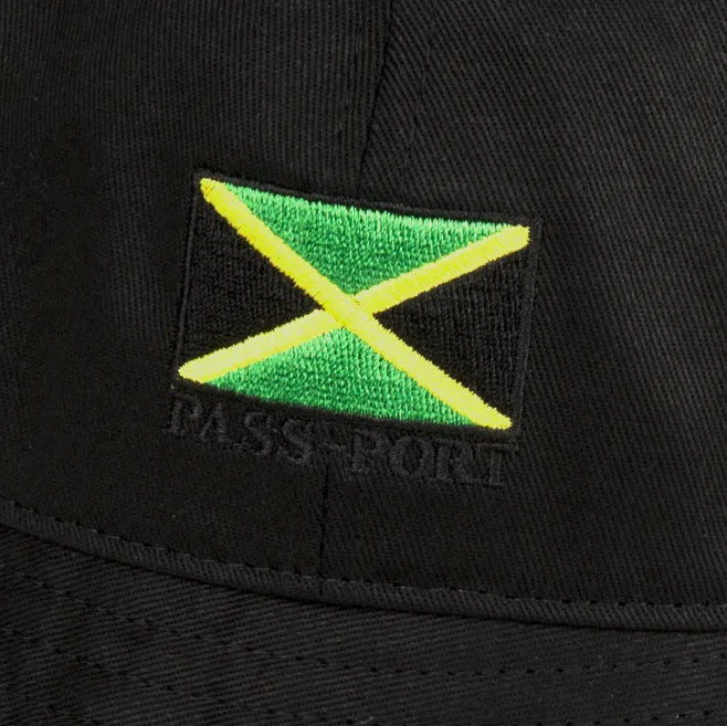 Pass-Port Jamaica Canvas Bucket Hat - Black