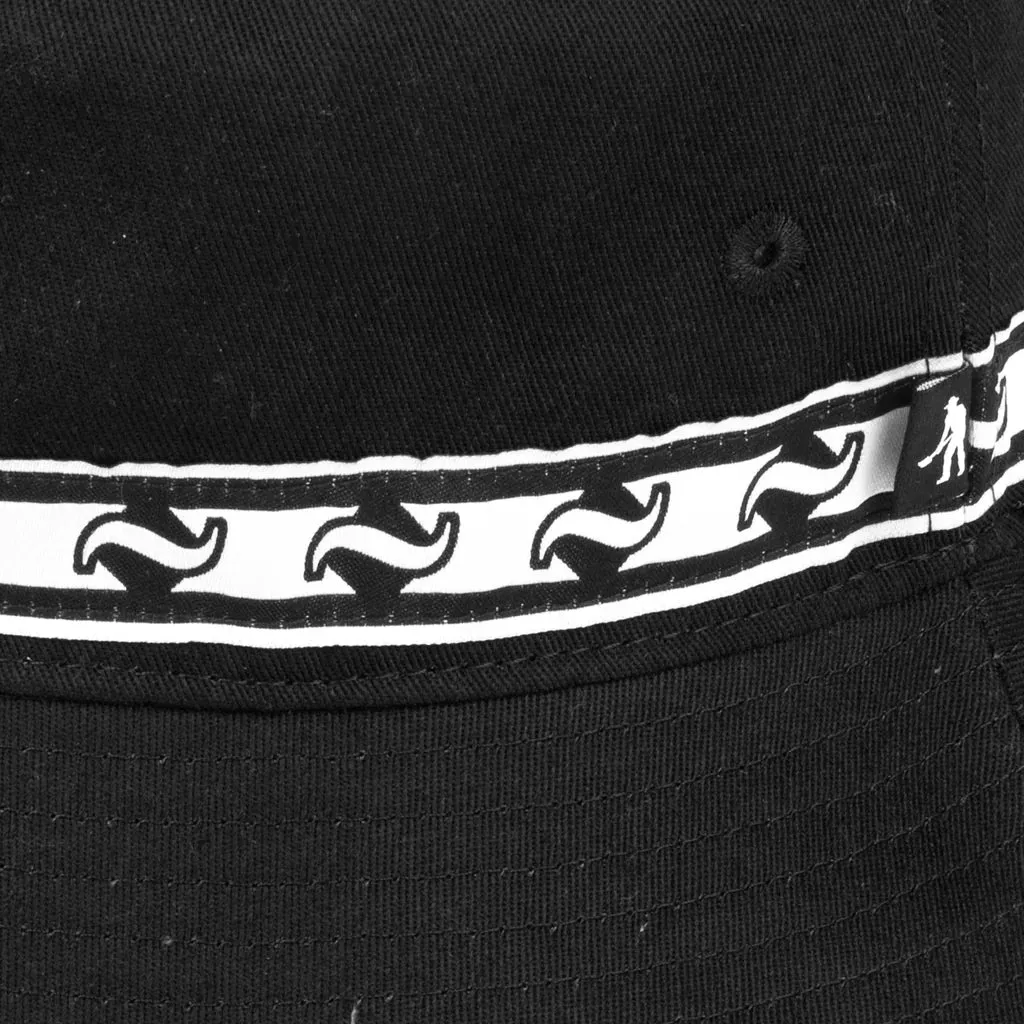 Pass-Port Tilde Band Bucket Hat  - Black