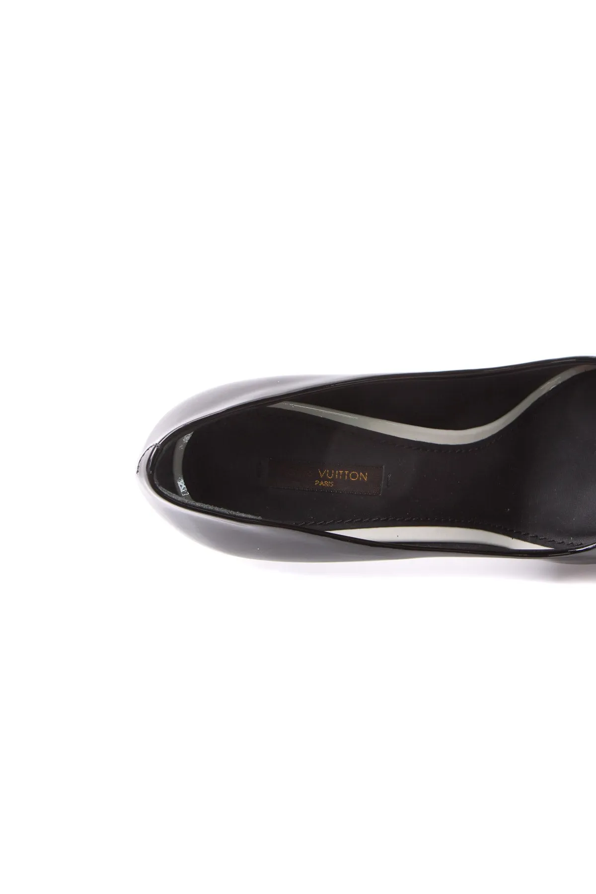 Patent Eyeline Peep-Toe Pumps - Size 40