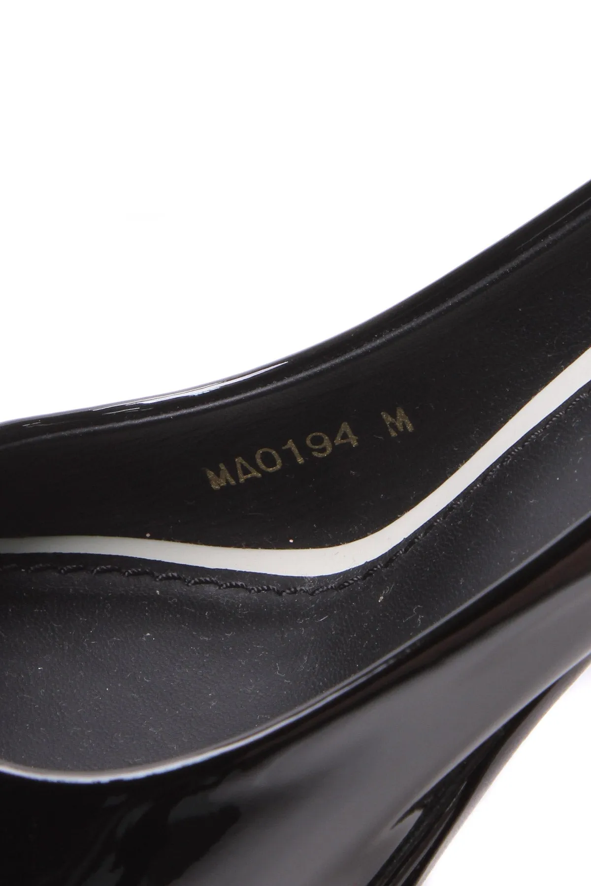 Patent Eyeline Peep-Toe Pumps - Size 40