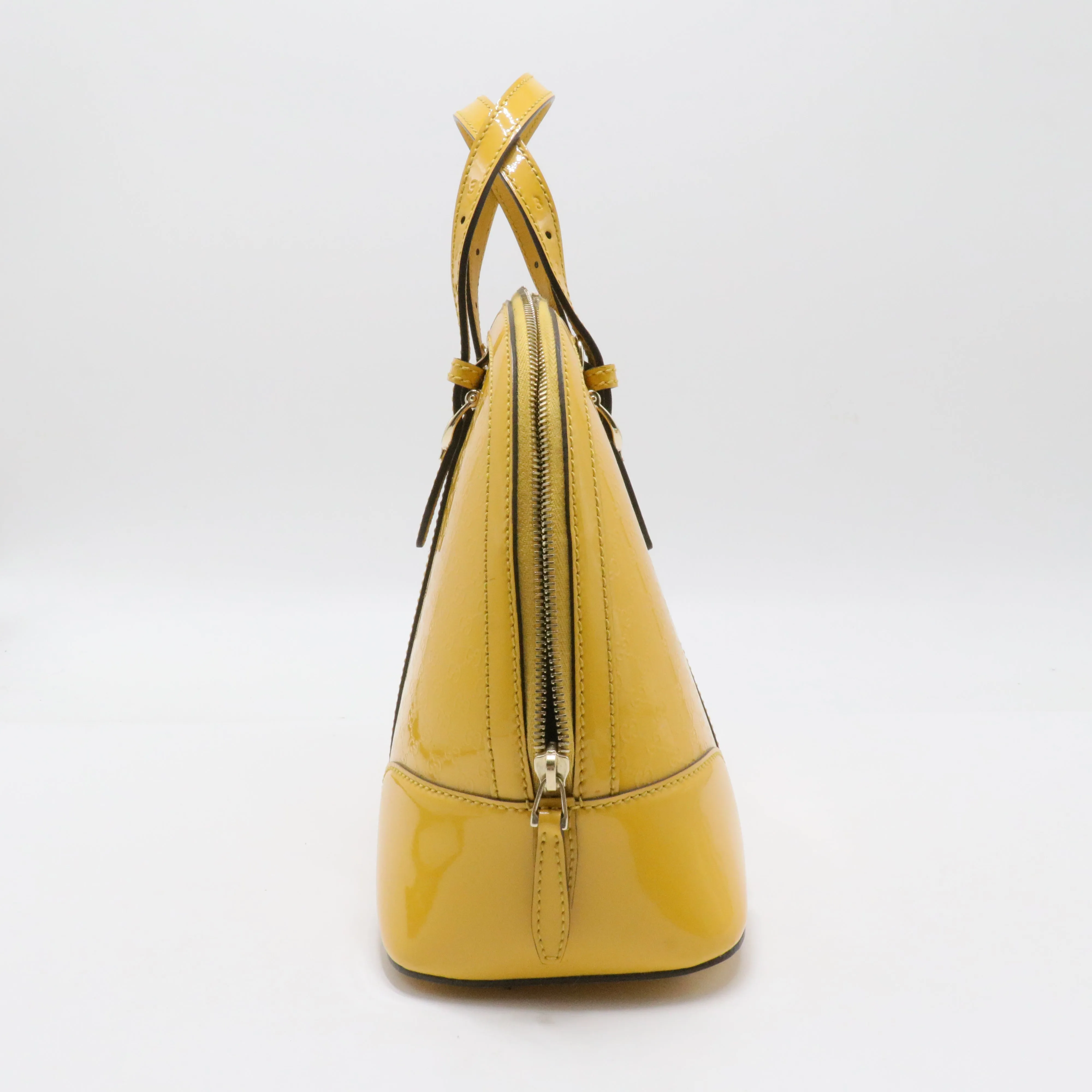 Patent Leather Nice Dome Satchel Medium