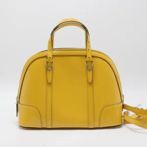 Patent Leather Nice Dome Satchel Medium