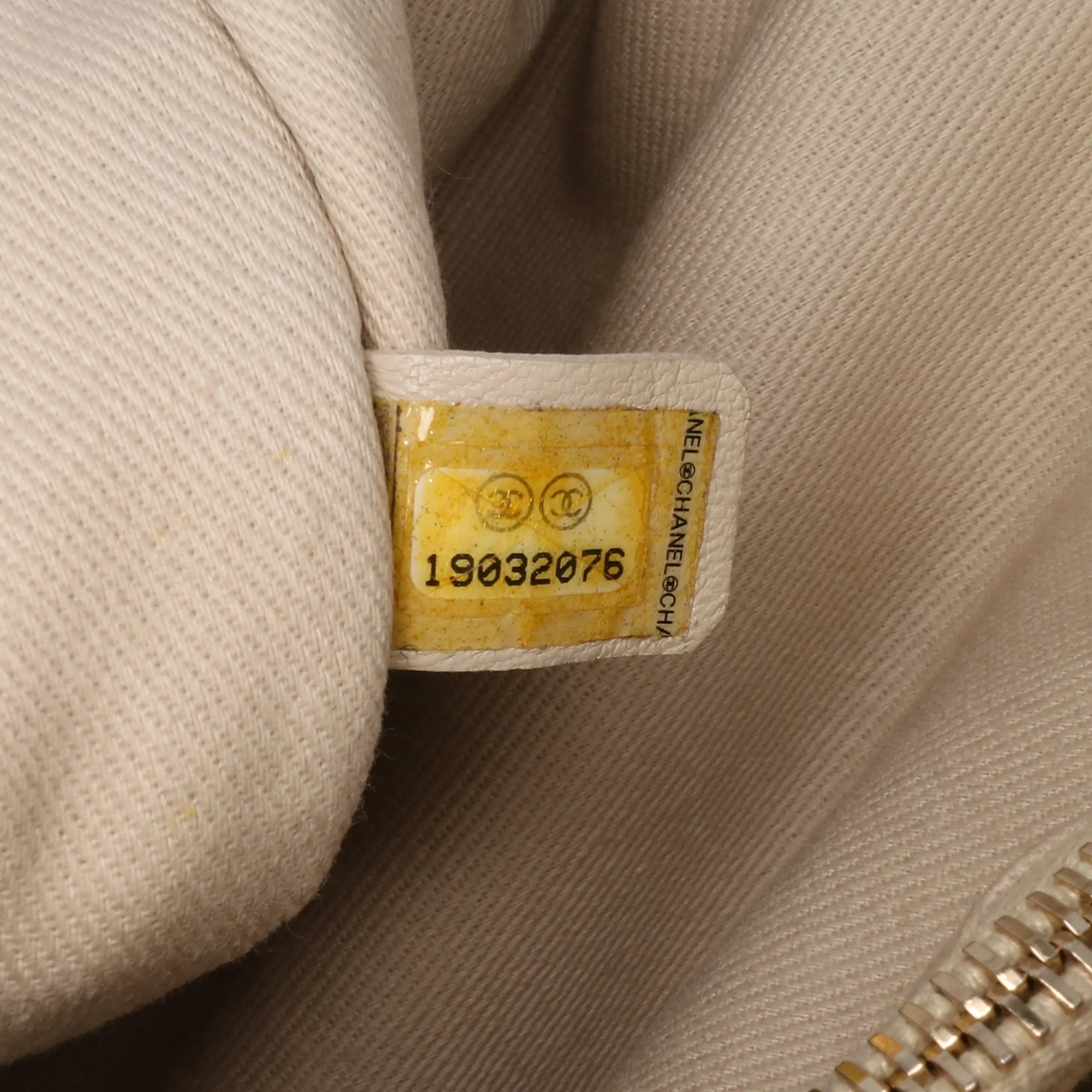 Perforated Metallic Calfskin Up In The Air Tote