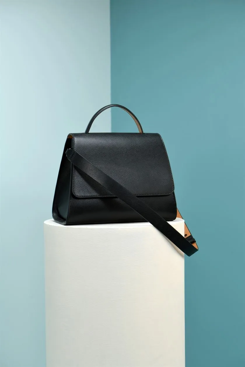 Perona   I   Sofia I Women-Leather Bags& Accessories -Day Bag-Pwb-Fv21-538-Black  AS7833