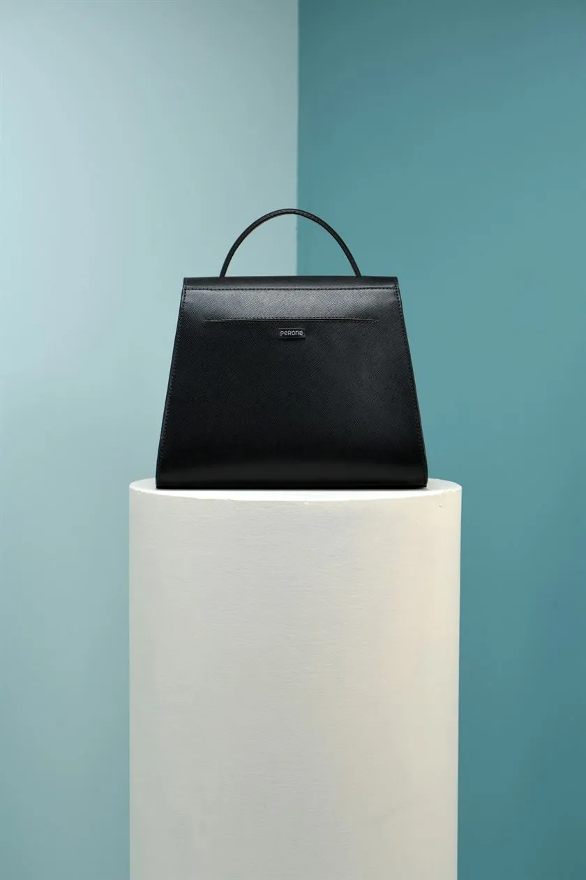 Perona   I   Sofia I Women-Leather Bags& Accessories -Day Bag-Pwb-Fv21-538-Black  AS7833