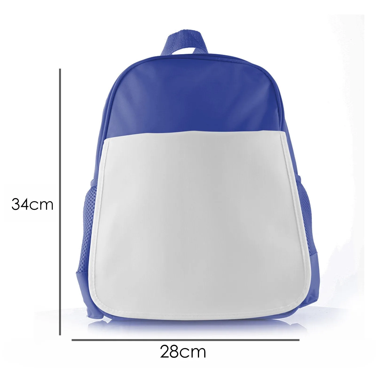 Personalised School Bag with Cute Text and Red Fox & Hearts