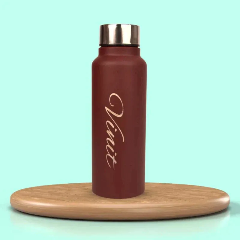 Personalized Perfect Classy Leather Eyewear Case - Brown