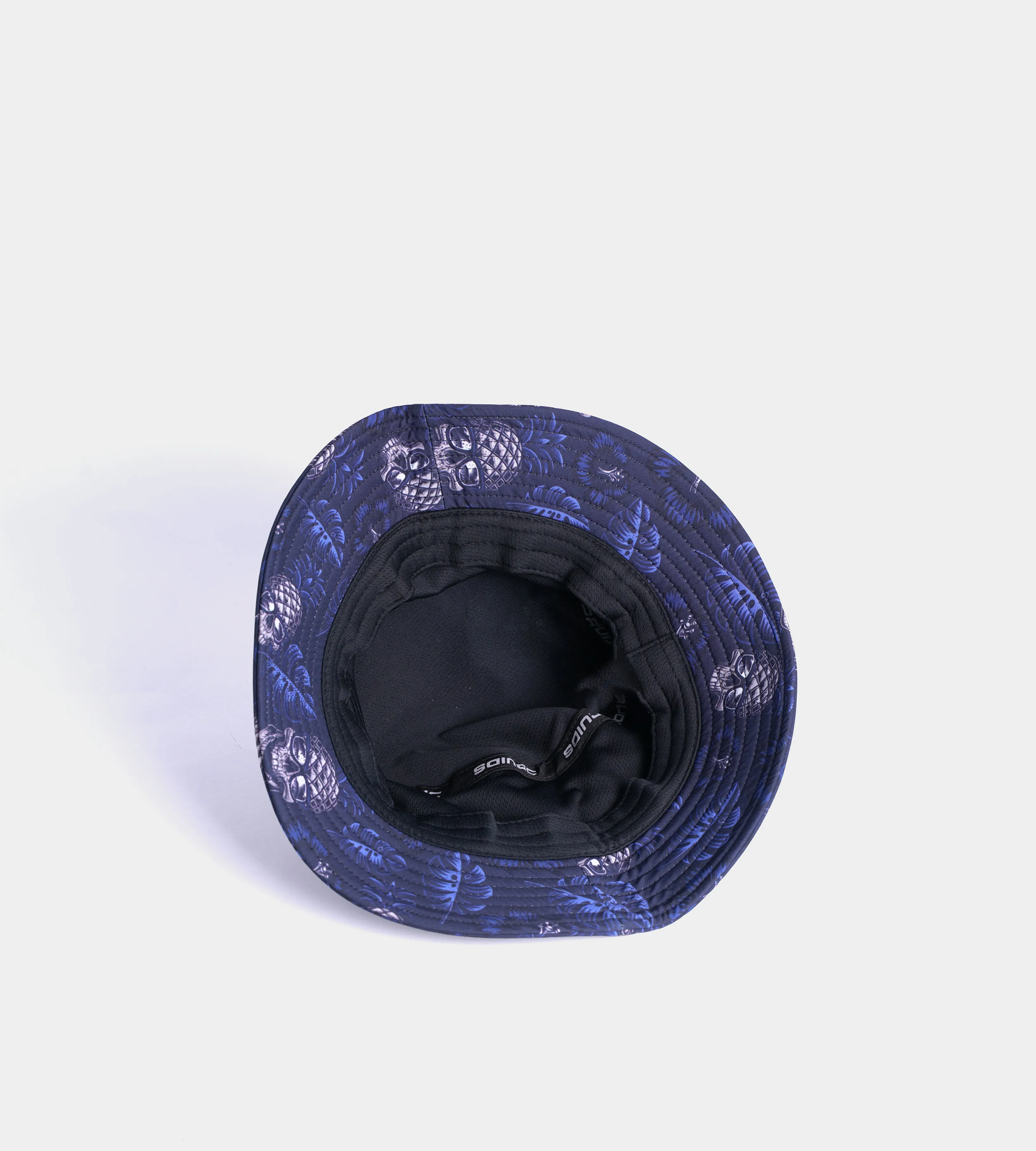 PINEAPPLE SKULLZ BUCKET HAT- NAVY / WHITE