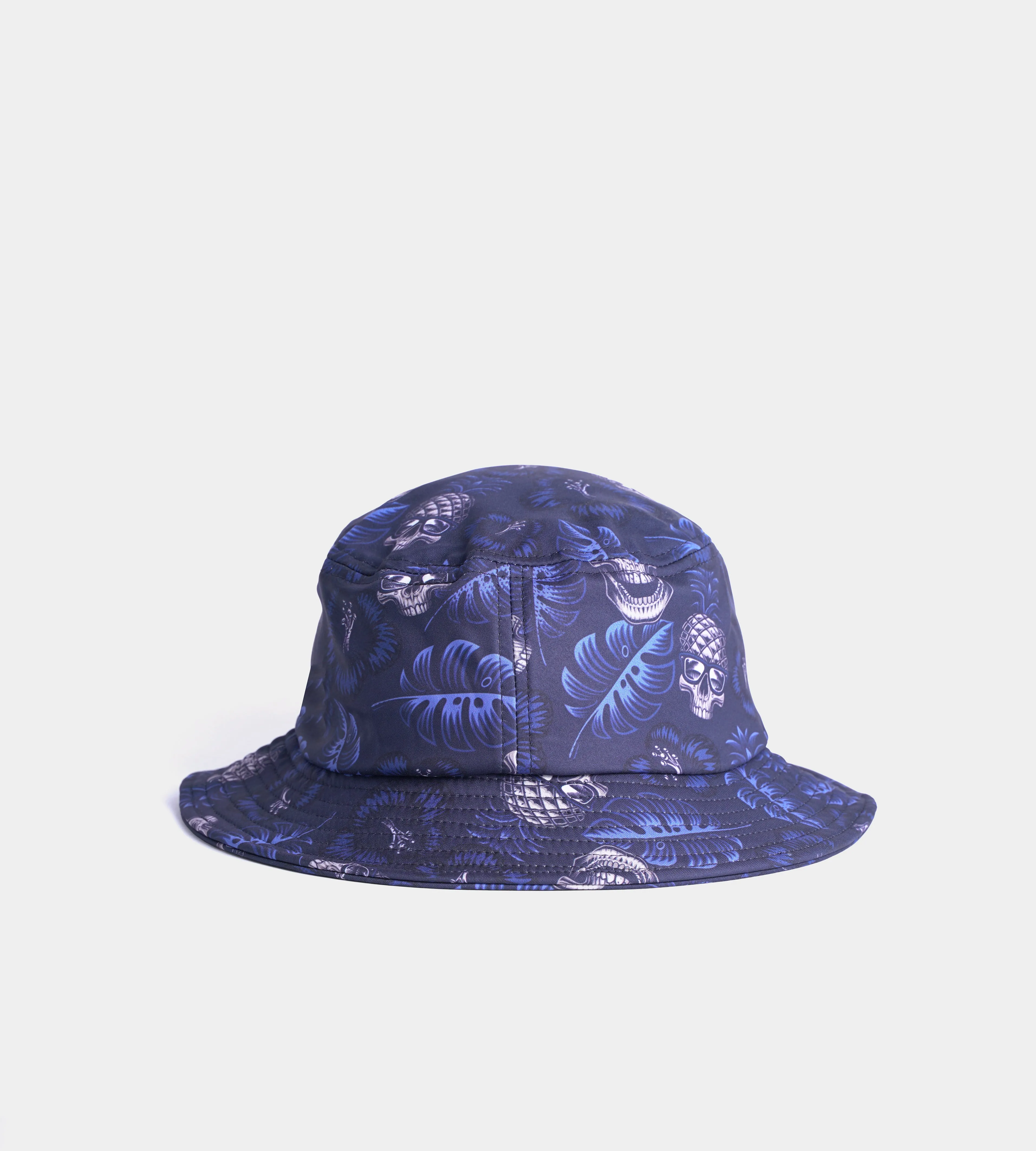 PINEAPPLE SKULLZ BUCKET HAT- NAVY / WHITE