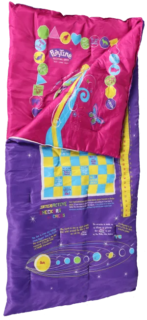 Playtime Reversible Slumber Bag. Over 35 Fun Interactive Games!