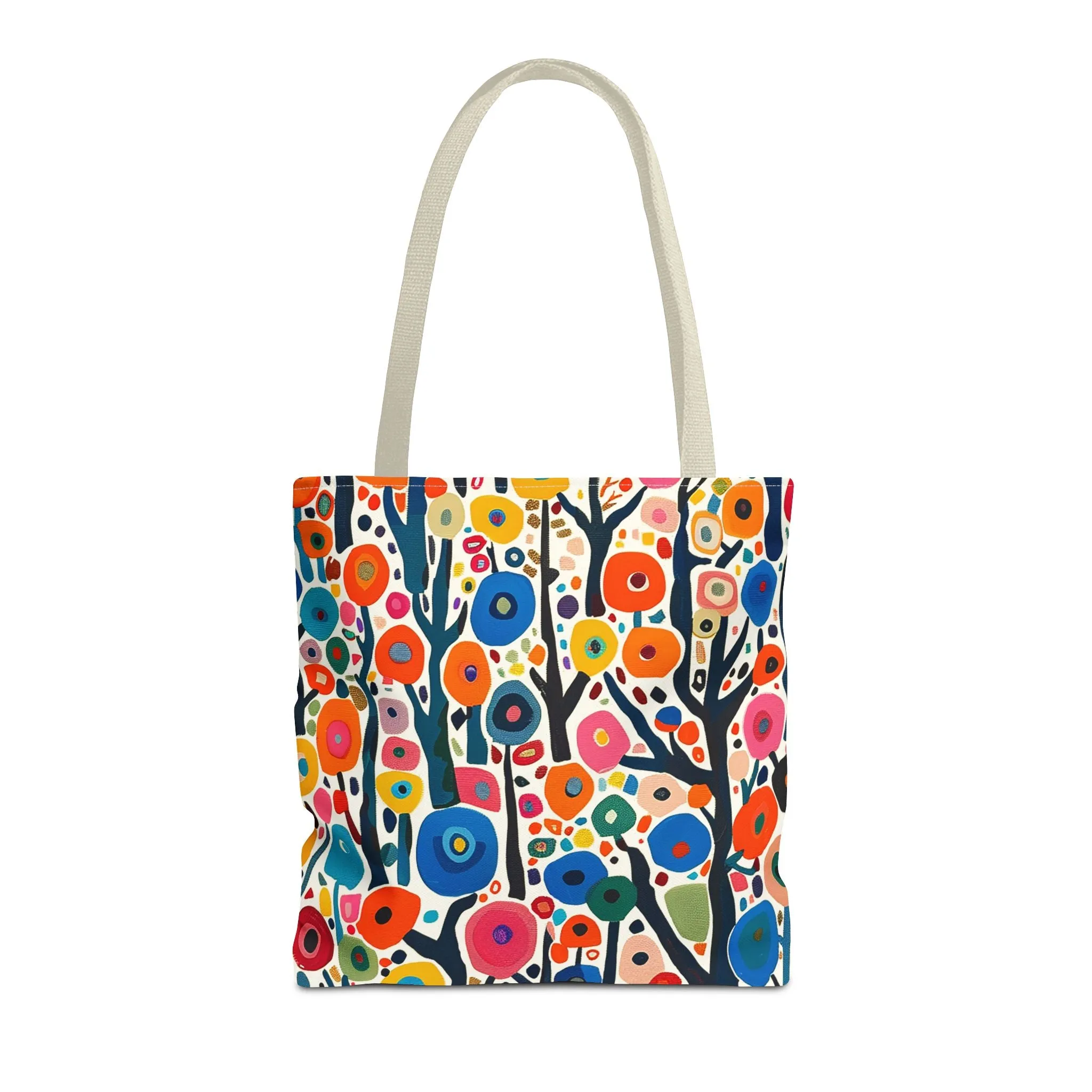 Poppy Forest Tote Bag - Step into a Colorful Wonderland! Available in 3 sizes.