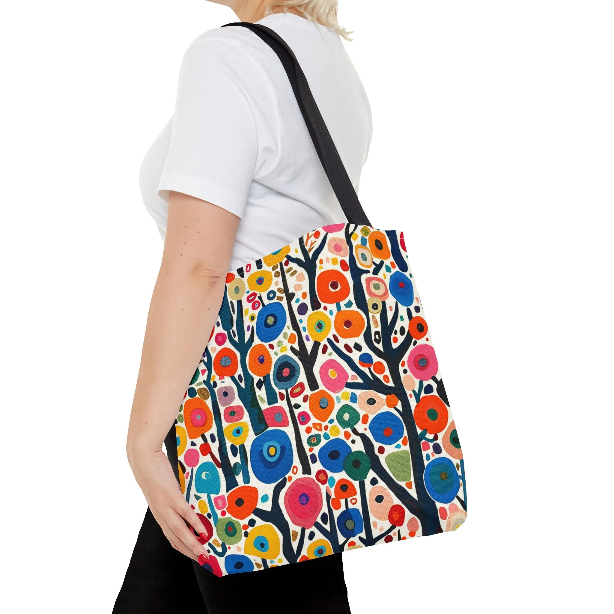 Poppy Forest Tote Bag - Step into a Colorful Wonderland! Available in 3 sizes.