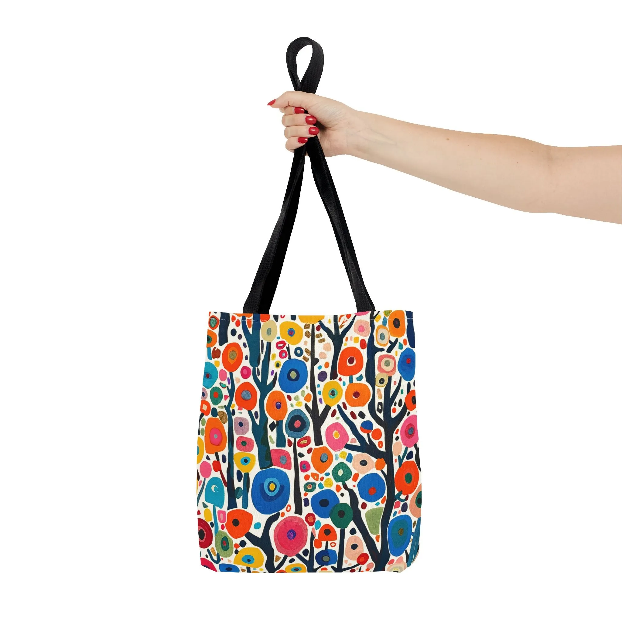 Poppy Forest Tote Bag - Step into a Colorful Wonderland! Available in 3 sizes.