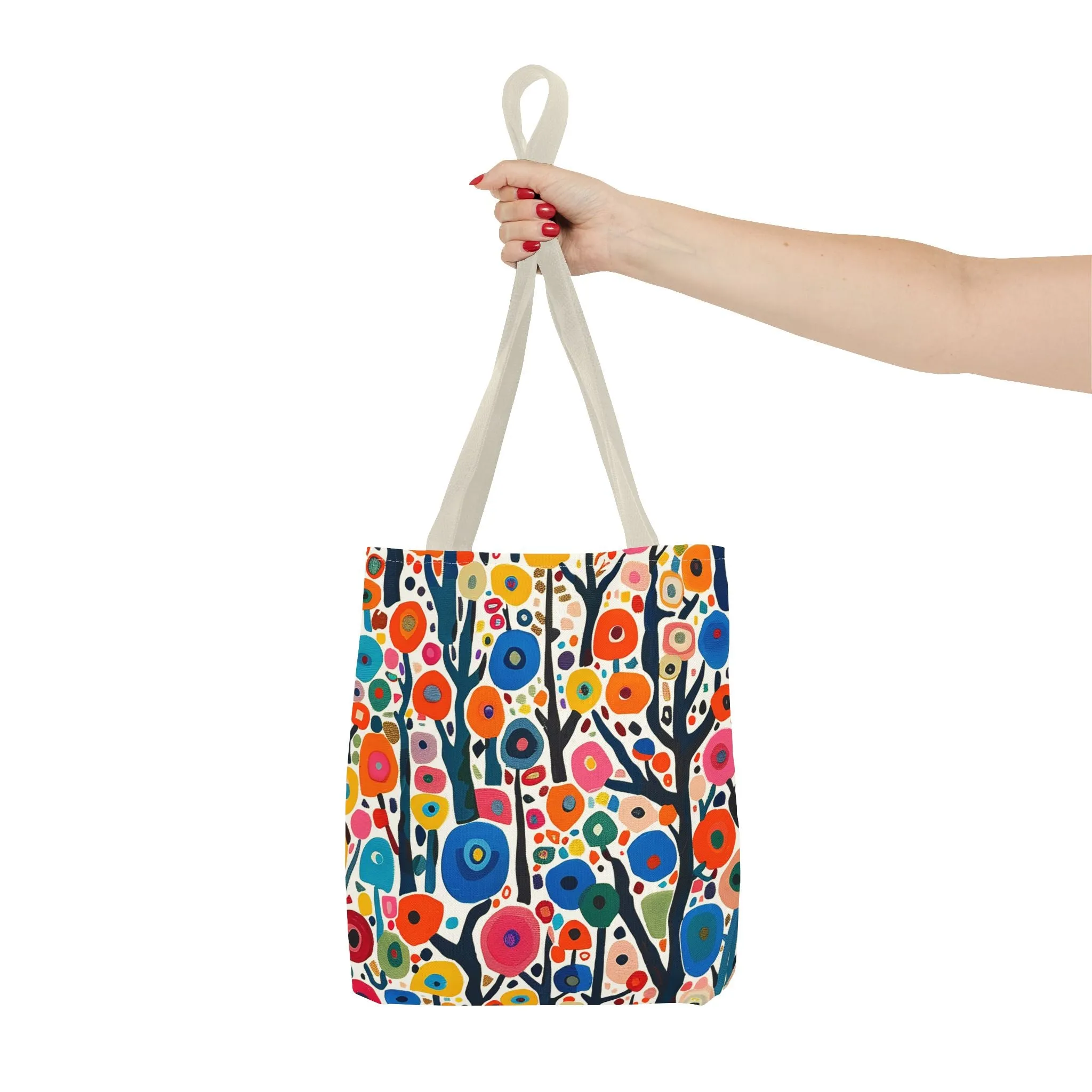 Poppy Forest Tote Bag - Step into a Colorful Wonderland! Available in 3 sizes.