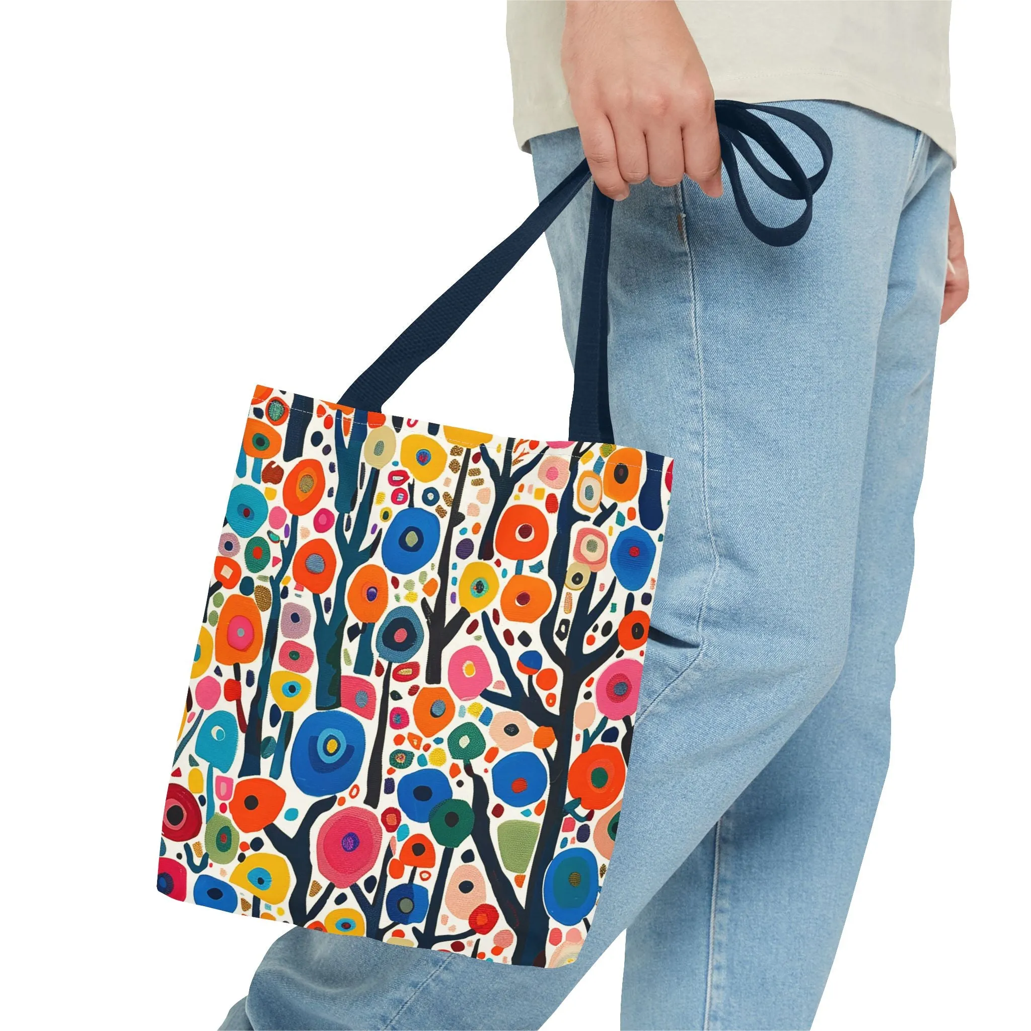 Poppy Forest Tote Bag - Step into a Colorful Wonderland! Available in 3 sizes.