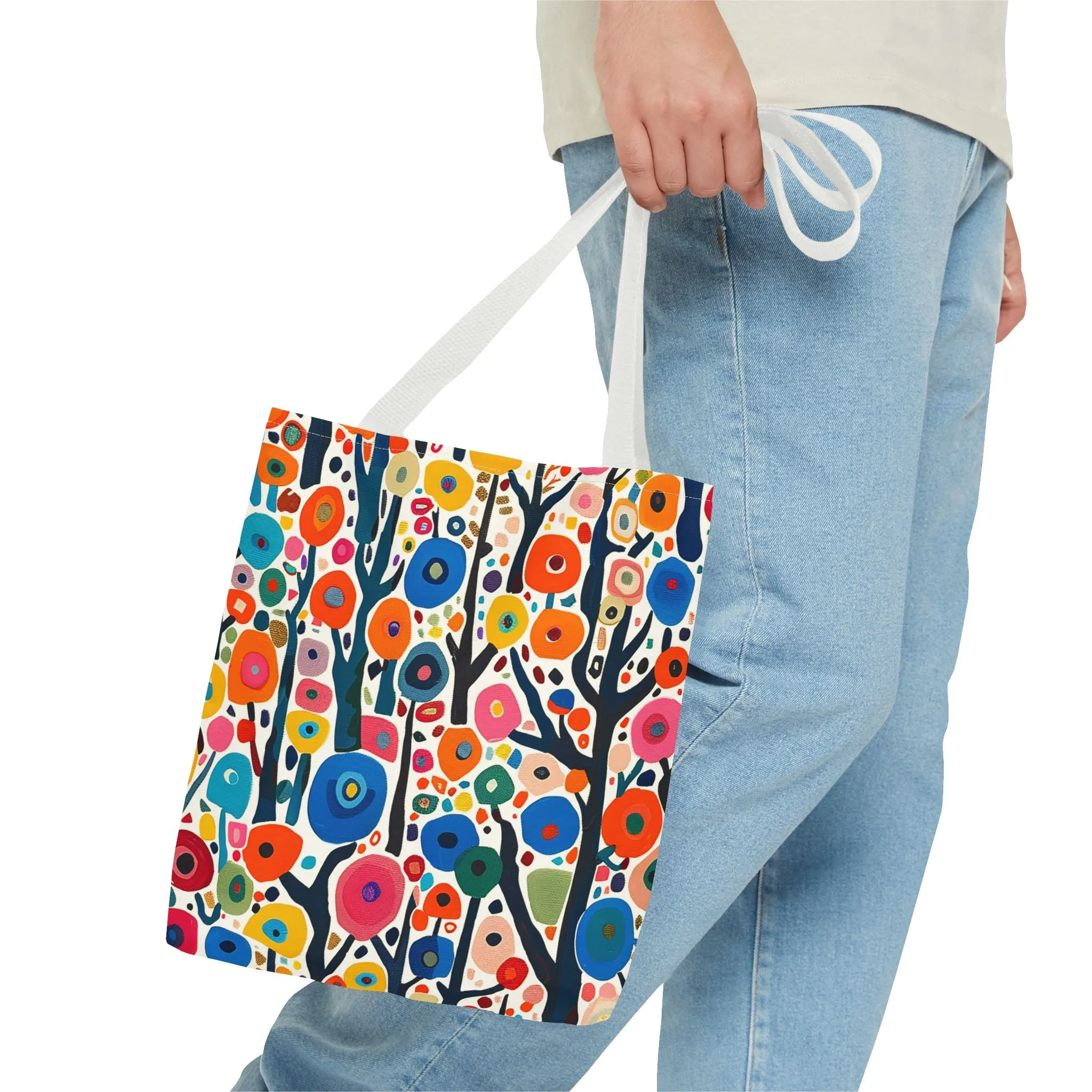 Poppy Forest Tote Bag - Step into a Colorful Wonderland! Available in 3 sizes.