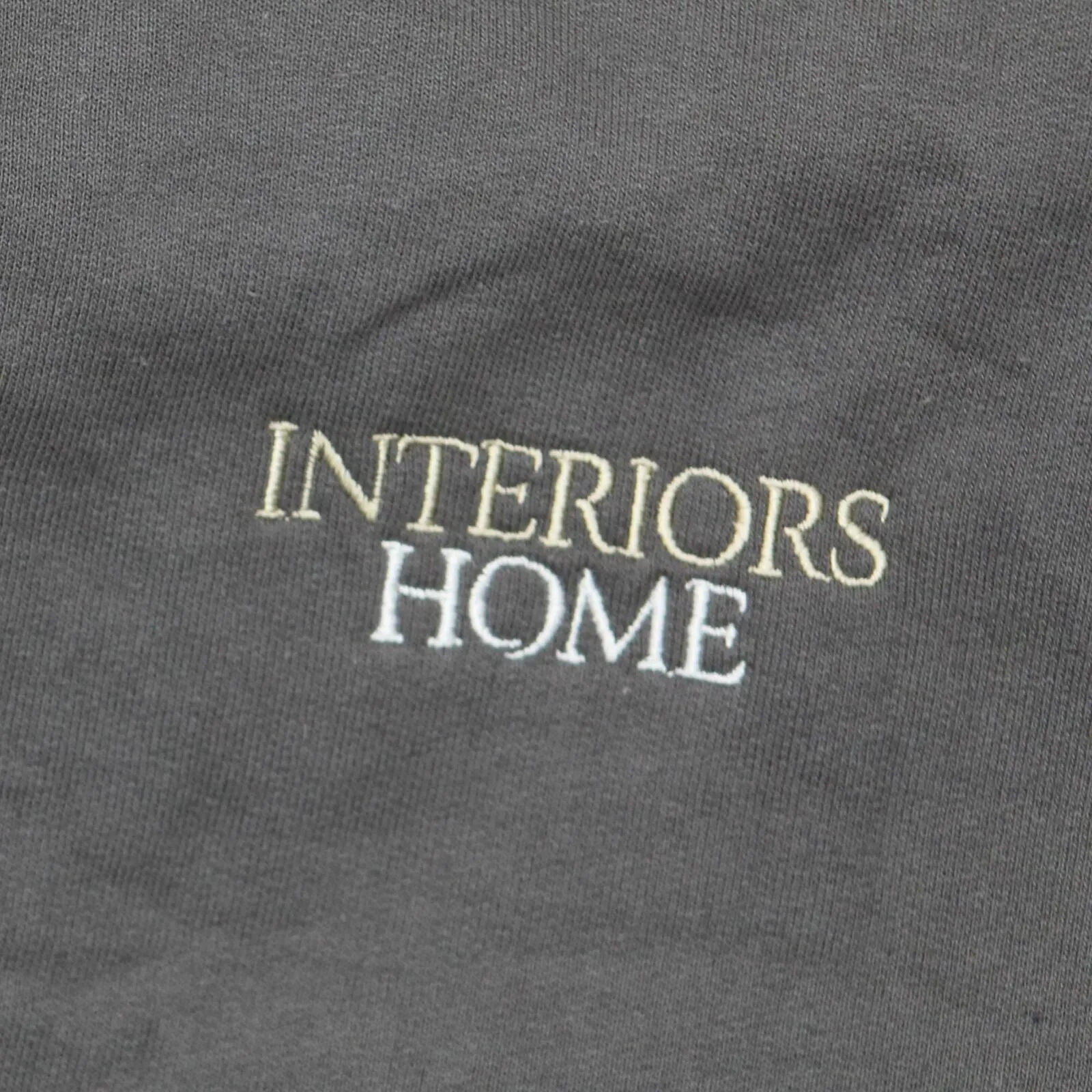 Port and Company Interiors Home Embroidered Full Zip Hooded Sweatshirt Gray 2XL