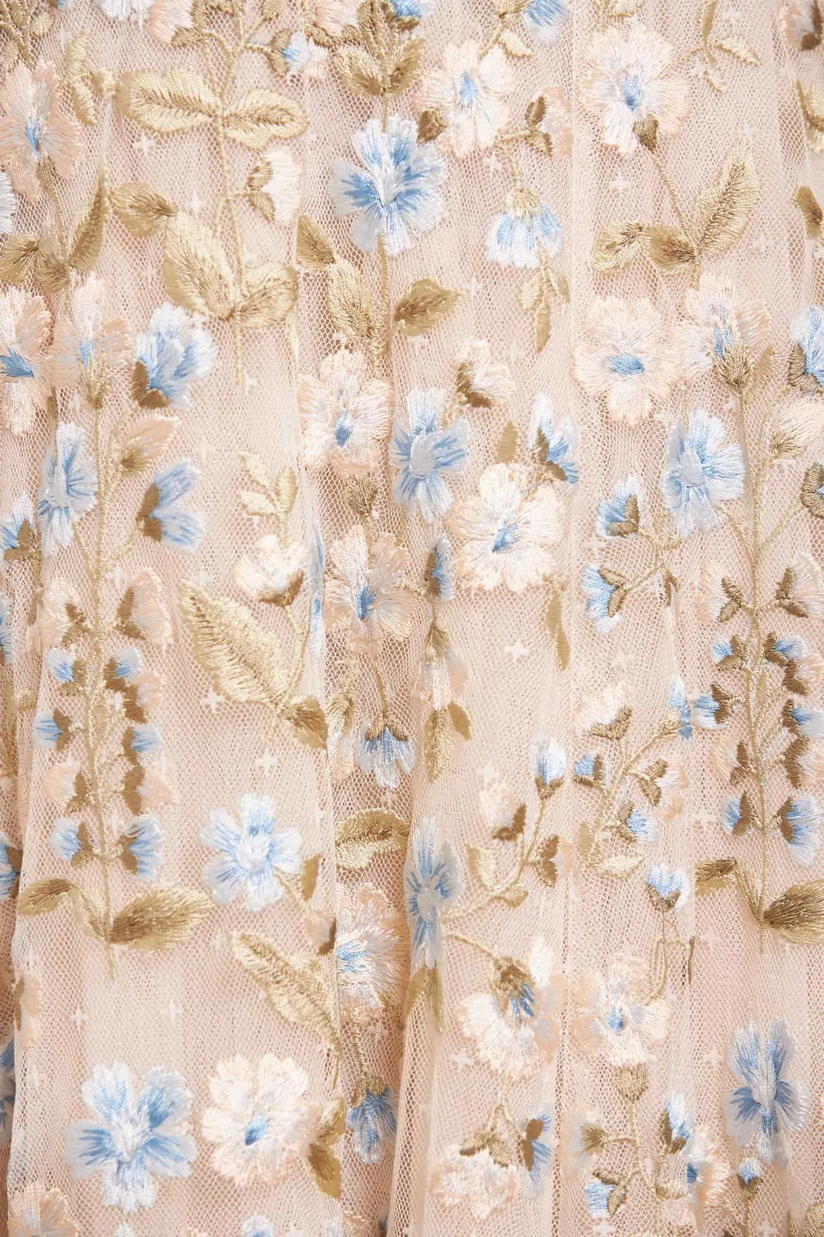 Posy Pirouette Off-Shoulder Ankle Gown