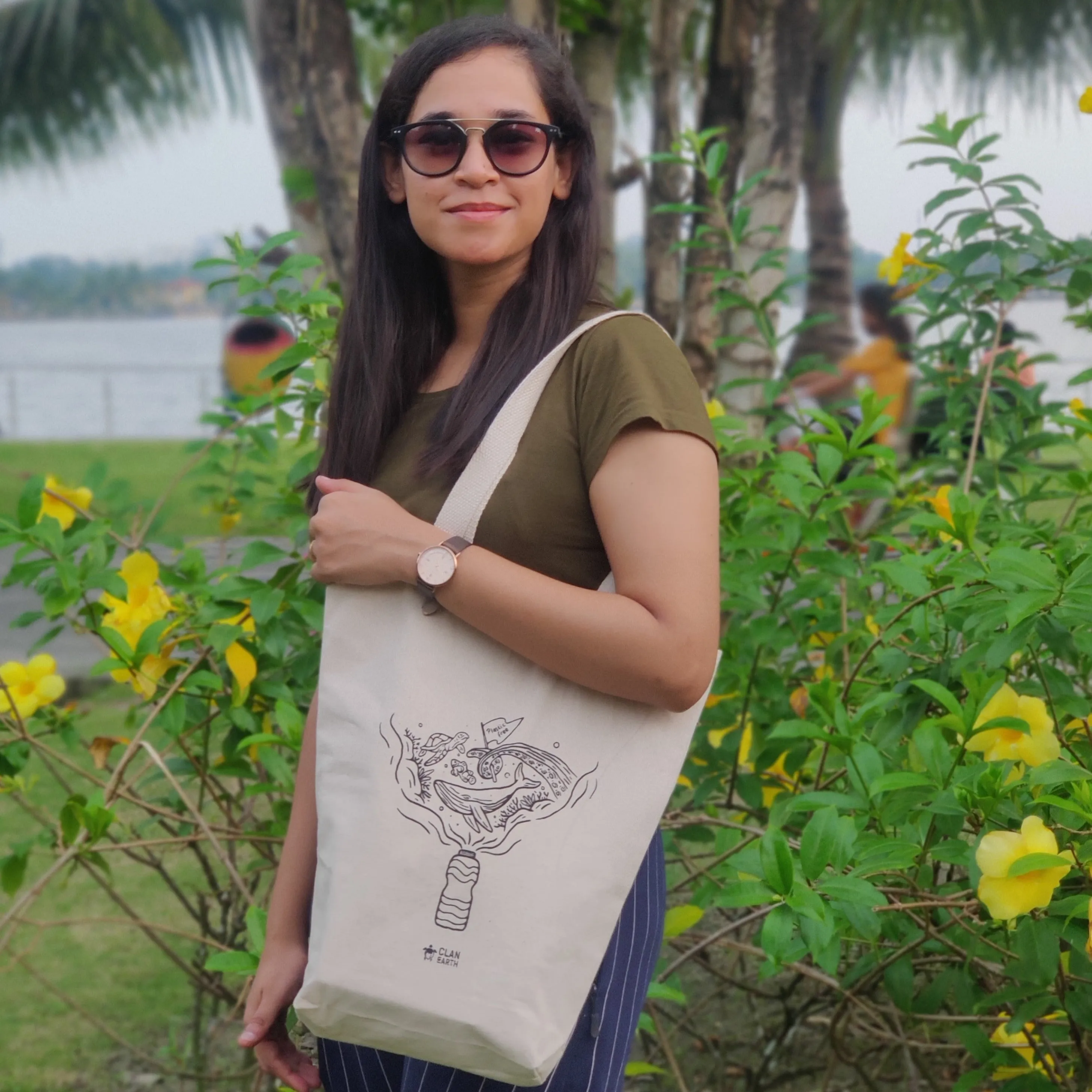 Premium Canvas Tote Bag - Natural Canvas Color