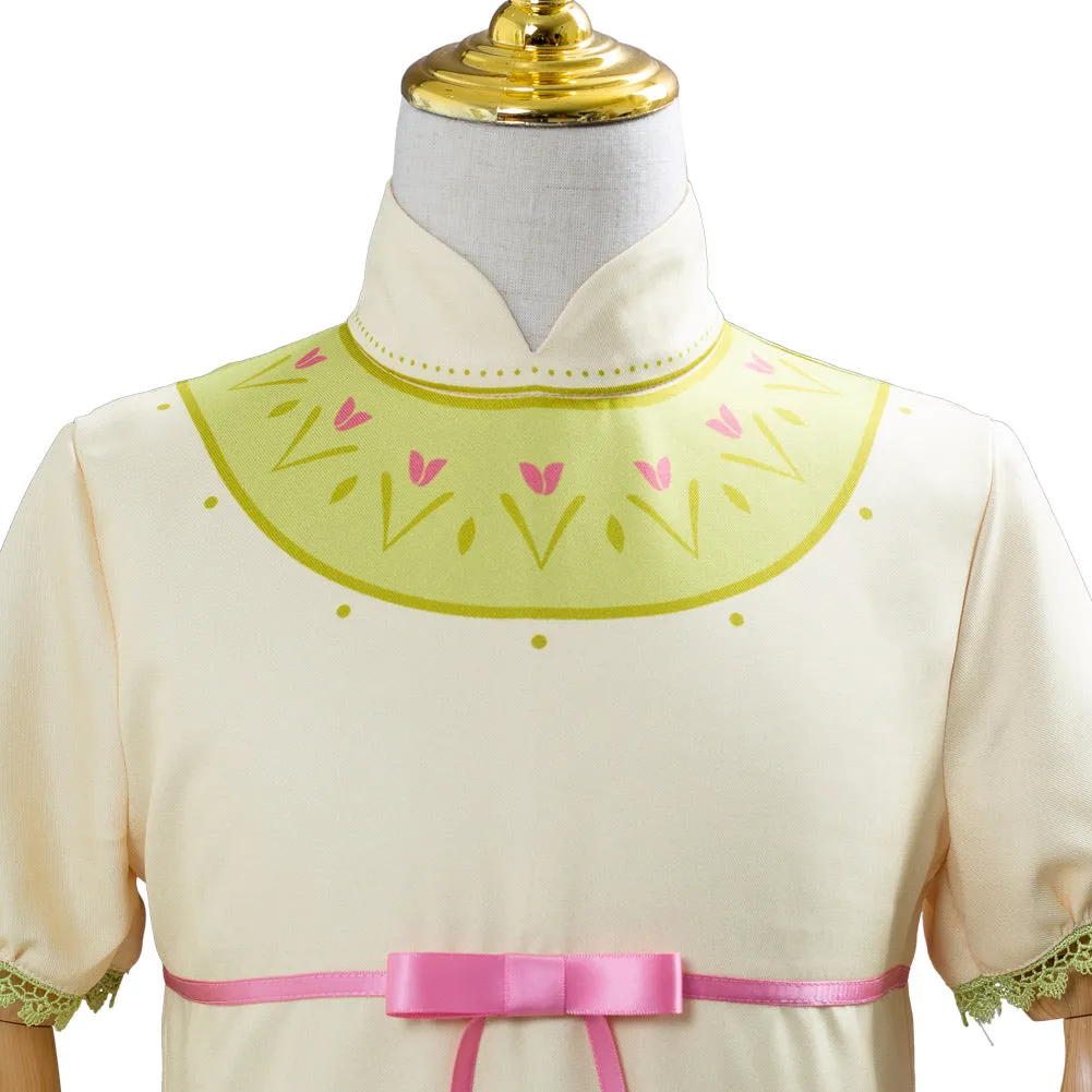 Princess Anna Frozen 2 Girls Fancy Dress Kids Cosplay Costume