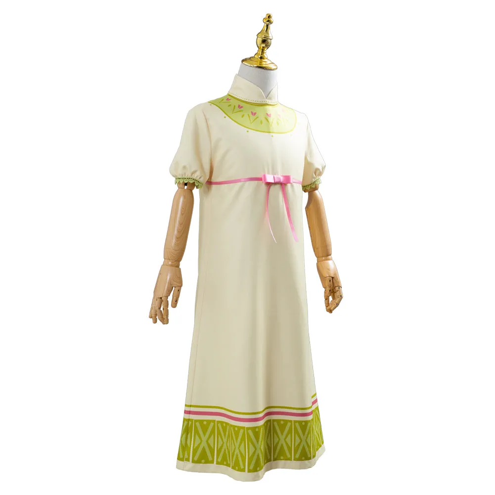 Princess Anna Frozen 2 Girls Fancy Dress Kids Cosplay Costume