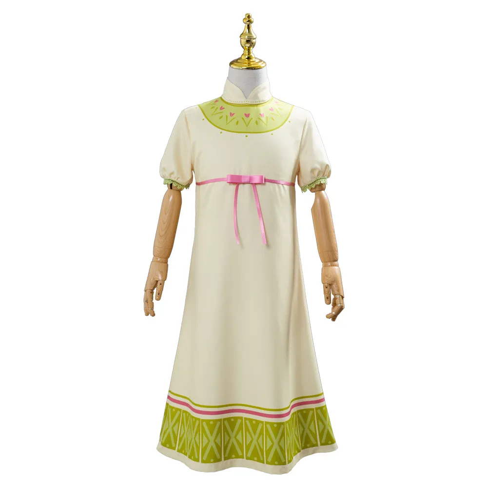 Princess Anna Frozen 2 Girls Fancy Dress Kids Cosplay Costume