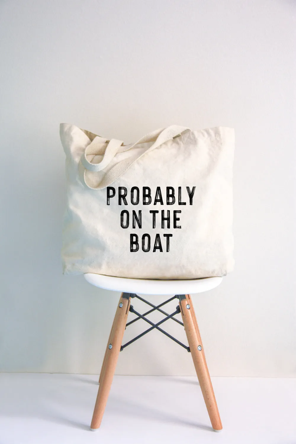 Probably On The Boat Tote Bag