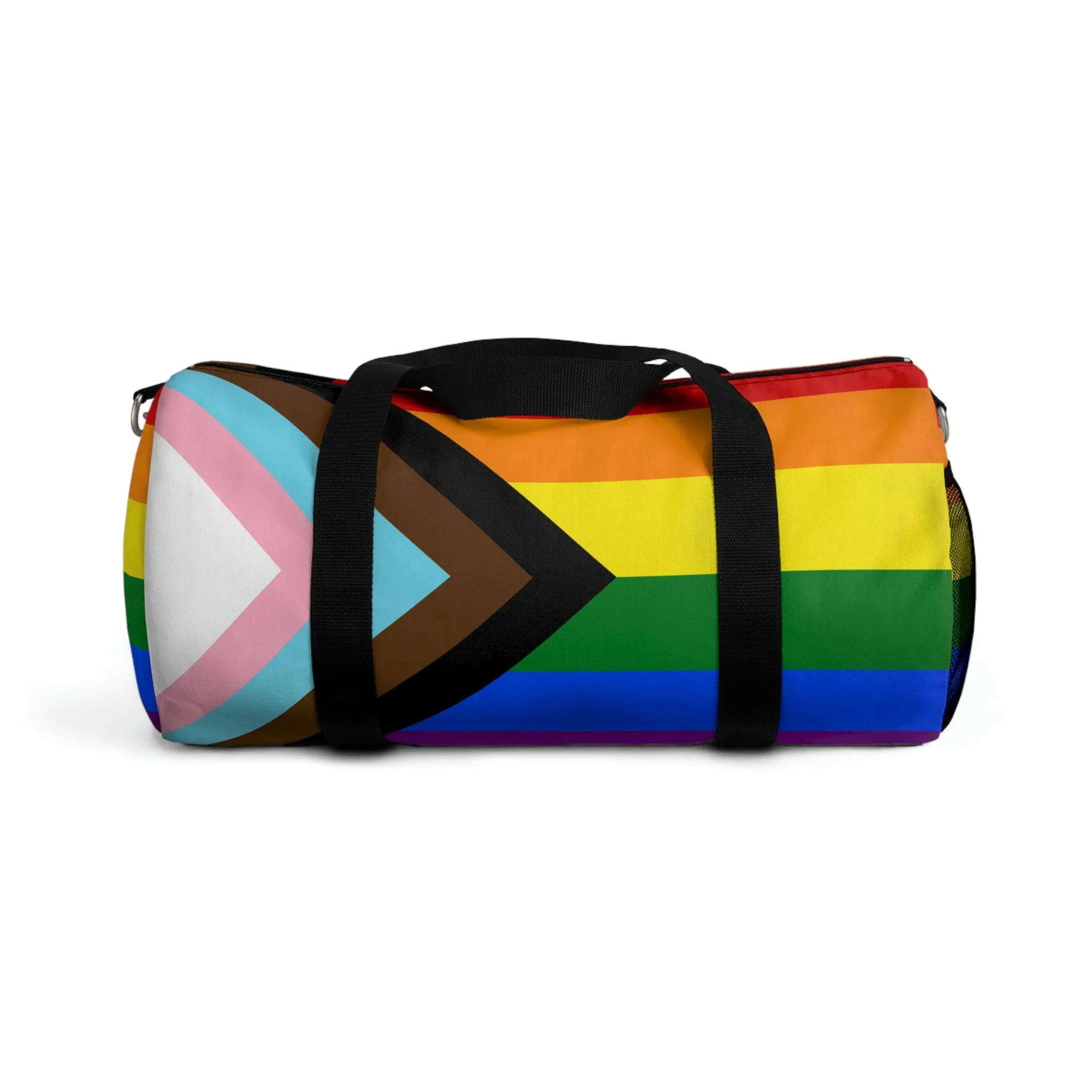 Progress Pride Rainbow Flag LGBTQ   pride Duffel Bag