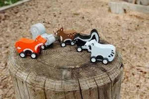 Pull Back Woodland Animals Refill - Set of 20