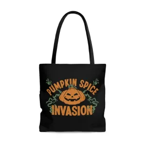Pumpkin Spice Invasion Tote Bag