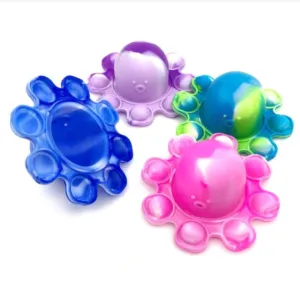 push 'n' pop octopus reversible fidget toy - assorted