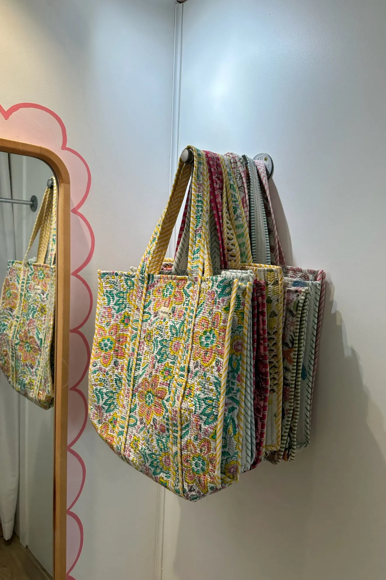 Quilted Reversible Tote Bag By Pixelated